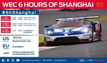 WEC 6 hours of Shanghao - Infographic